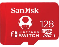 foto van SanDisk Extreme Micro SDXC 128 GB voor Nintendo Switch