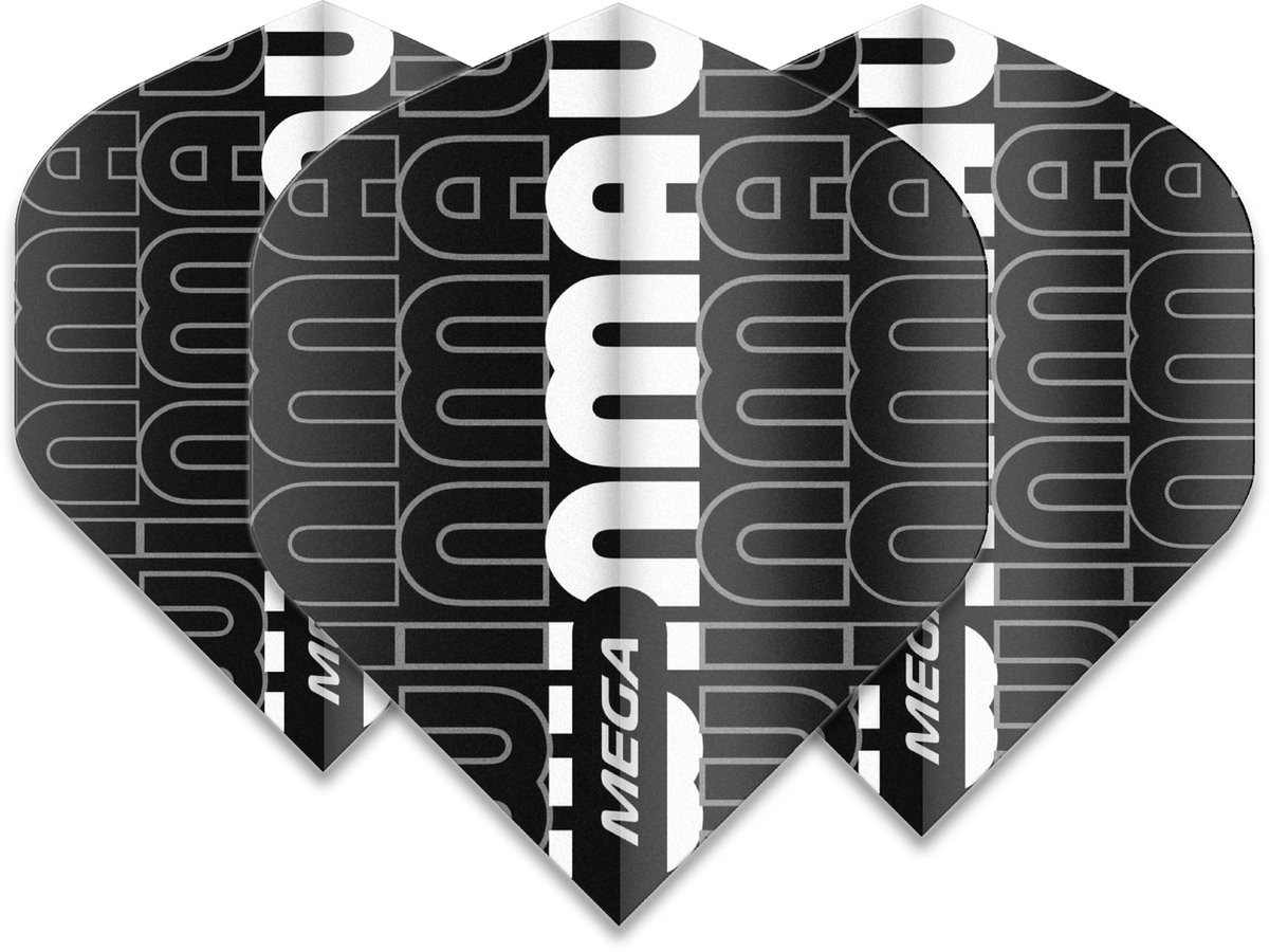 Winmau Mega Standard White - Dart Flights