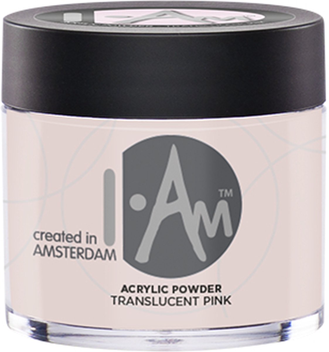 I.Am Nail Systems I.Am Acrylic Powder Translucent Pink (25gr)