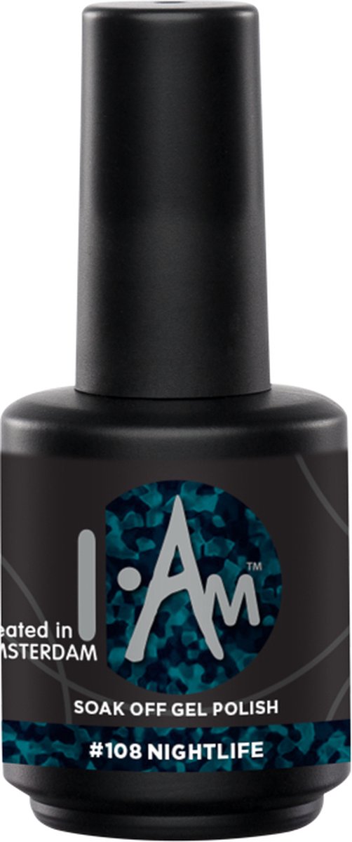 I.Am Nail Systems I.Am Soak Off Gel Polish #108 Nightlife (15ml)