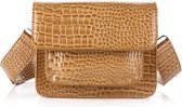 Bijoutheek Tas Croco Beige