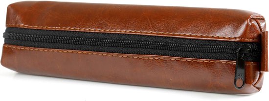 5401-40 Bodensee pennen etui met ritssluiting bruin