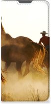 Bookcase Motorola Moto E32 | Moto E32s Smart Cover Cowboy