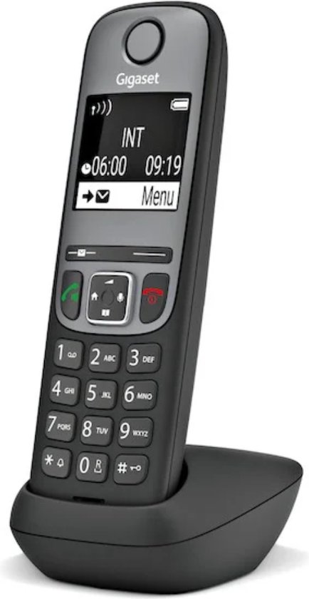 Gigaset A270 Trio téléphone DECT sans fil, 2 combinés supplémentaires, noir  sur