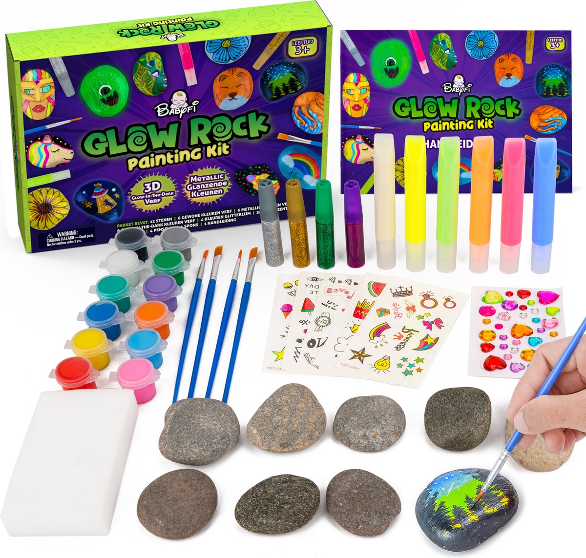 Glow Rock Painting Kit