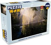 Puzzel Hangbrug in Vancouver in Canada - Legpuzzel - Puzzel 1000 stukjes volwassenen