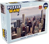 Puzzel Chicago - Kantoor - Water - Legpuzzel - Puzzel 1000 stukjes volwassenen