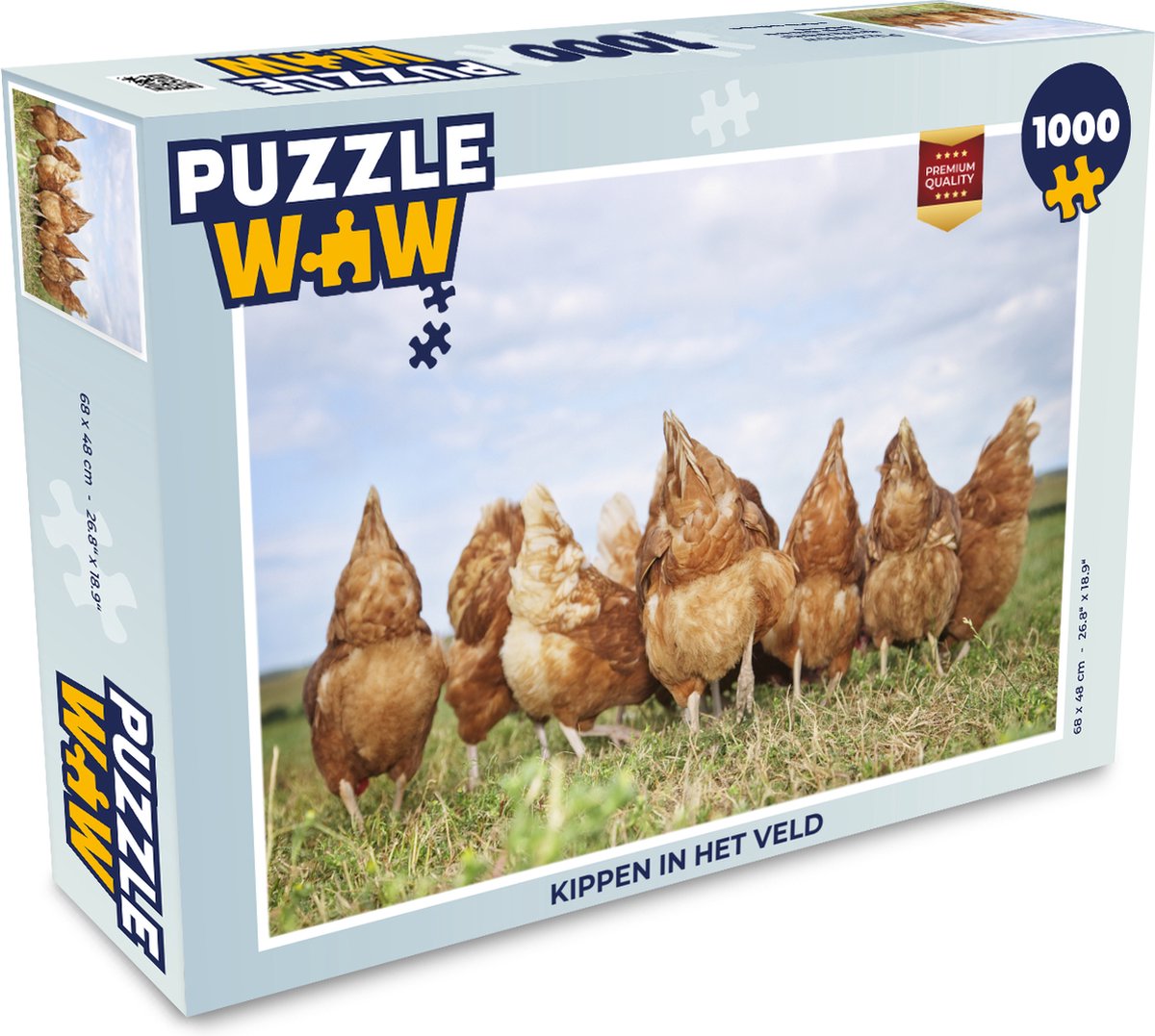 Fighting Capercailles Puzzle – 1000 Teile, 67x48 Cm, Detailreiches Motiv