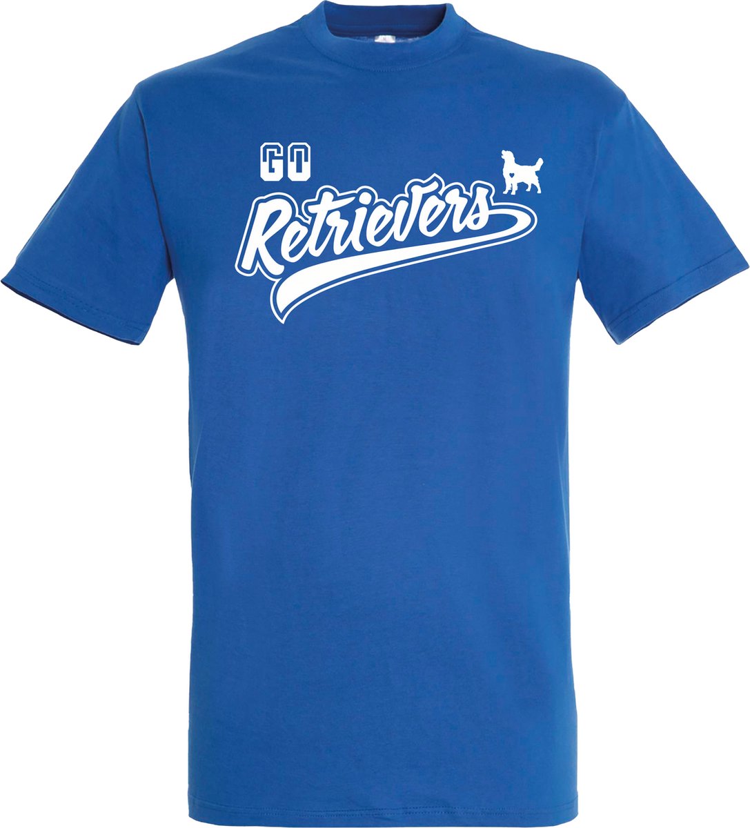 Plenty Gifts T-shirt GO Retrievers Royal Blue XL