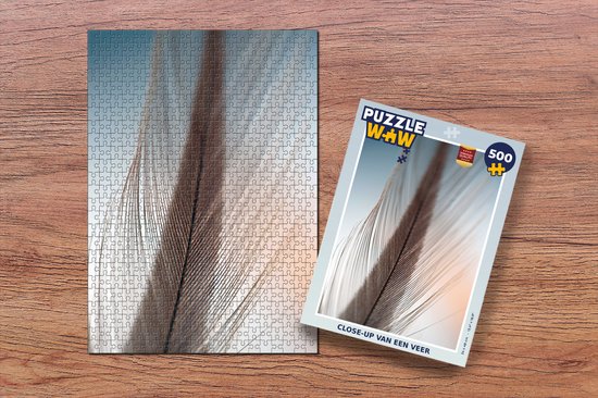 Puzzle Gros plan d'une plume - Puzzle - Puzzle 500 pièces