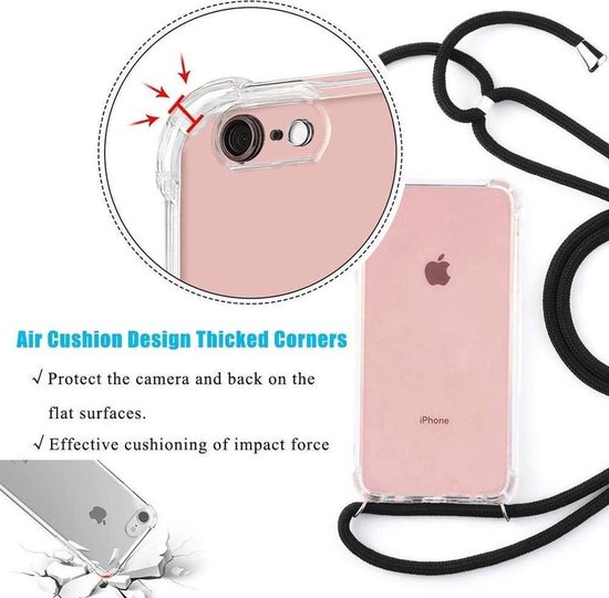 Vauki Coque avec Cordon pour Xiaomi 12 Lite Rose Silicone Coque Collier Réglable Téléphone Étui Lanyard