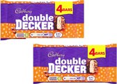 Cadbury Double Decker - 4 Bars in a Pack x 2 Packs
