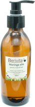 Moringa Olie Puur 200ml Pompfles - Glas - Huidolie en Haarolie