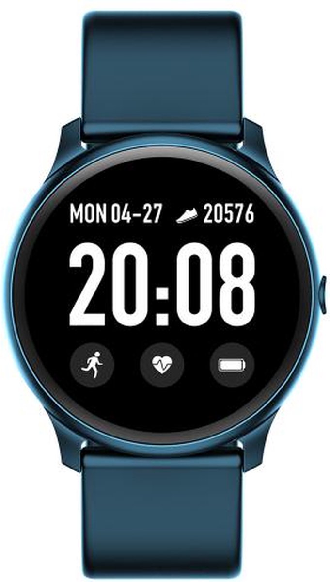 Daniel Klein KW19-2 - Horloge - Smart Watch - siliconen band - Blauw