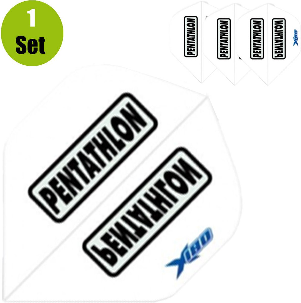 Pentathlon Xtream 180 Dartflights - Wit