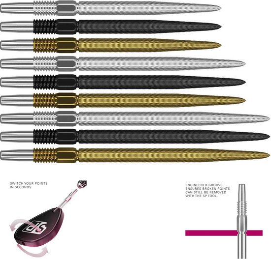 Target Swiss Nano Points Silver 35 mm van Target — afbeelding 3
