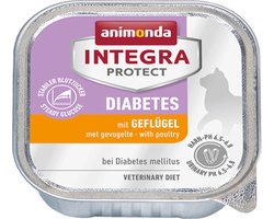 Animonda Integra Protect Cat Diabetes - Gevogelte - 16 x 100 g