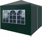 vidaXL - Partytent - 3x3 - m - groen