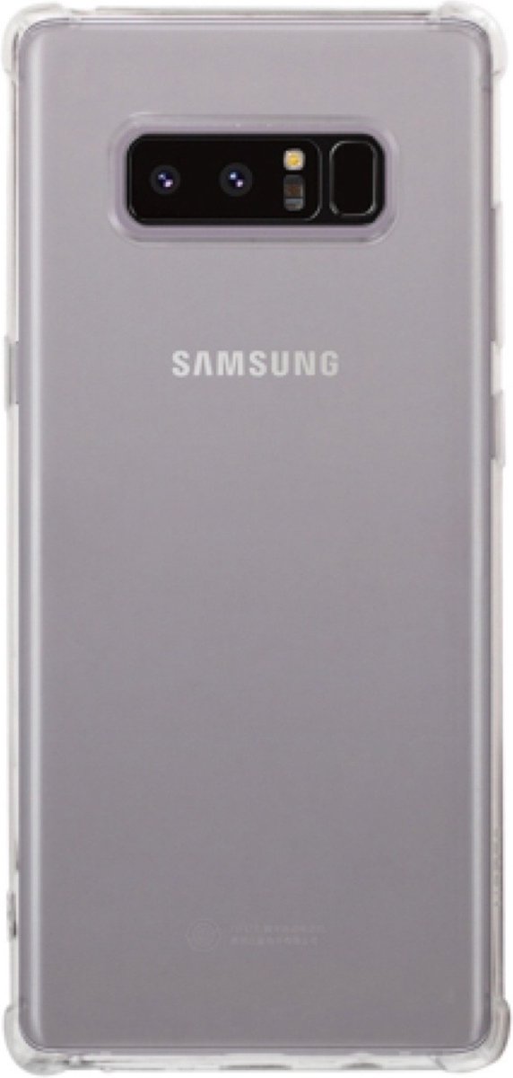 Anti Shock silicone back cover Geschikt voor Samsung Galaxy Note 8/Transparant hoesje