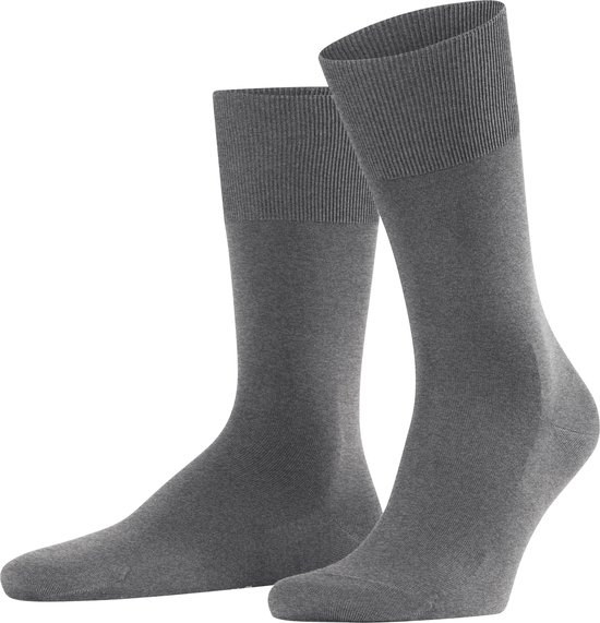 FALKE ClimaWool temperatuurregulerend vochtregulerend duurzaam lyocell merinowol sokken heren grijs - Maat 47-48