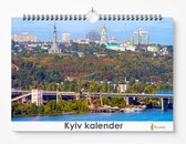 Kyiv kalender XL 35 x 24 cm | Verjaardagskalender Kyiv | Verjaardagskalender Volwassenen