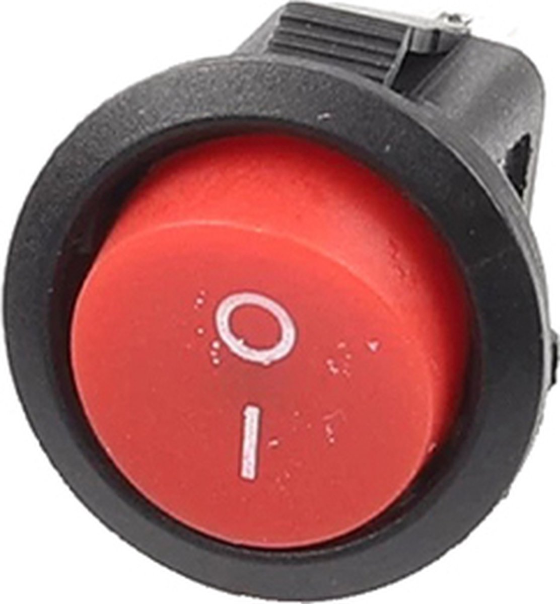 Earu® KCD1-105 Mini Wipschakelaar On/Off - ⌀16.5mm - 2-pins - Rond - 3A 250V AC - Rood