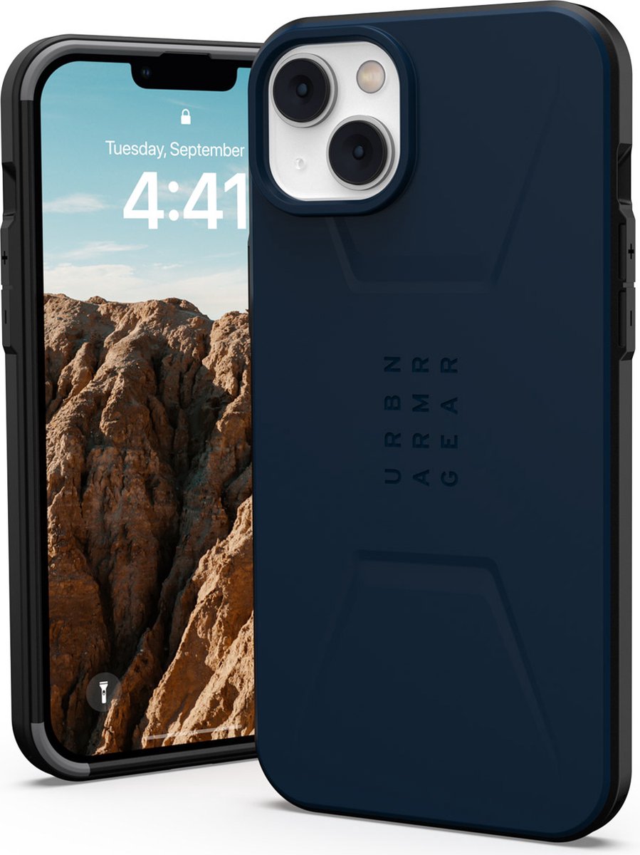 UAG - Civilian Mag Hoesje iPhone 14 Plus - mallard blauw