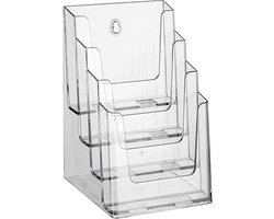 Folderdisplay Multi A5 X 4 staand folderhouder brochures