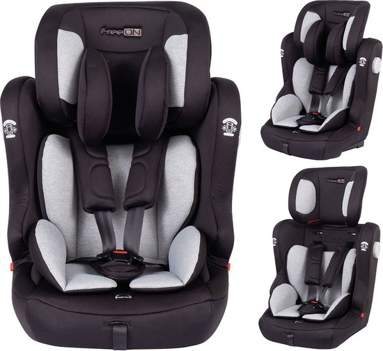 FreeON autostoel Hati Fix Zwart (9-36kg) - Groep 1-2-3 autostoel voor kinderen 9... | bol.com