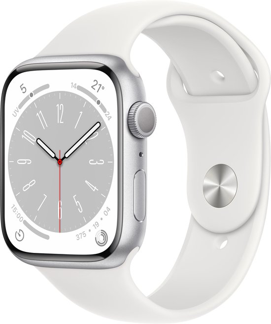 Apple Watch Series 8 - 41mm - Zilver Aluminium