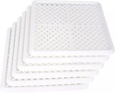 Kunststof droger trays (6 stuks) voor Ziva Zephyr voedseldroger / droogoven / dehydrator - voedselveilig - 100% BPA-vrij - vaatwasserveilig