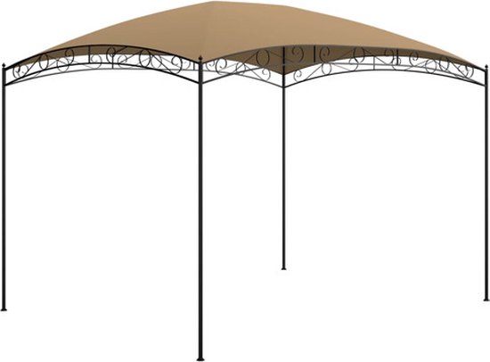 vidaXL - Prieel - 180 - g/m² - 3x4x2,65 - m - taupe