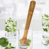 teck - pilon à cocktail en bois - Idéal pour divers cocktails