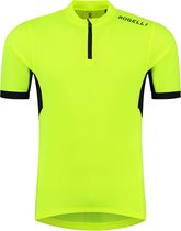 Rogelli Core Fietsshirt Heren - Korte Mouwen - Wielershirt - Fluor, Zwart - Maat 5XL