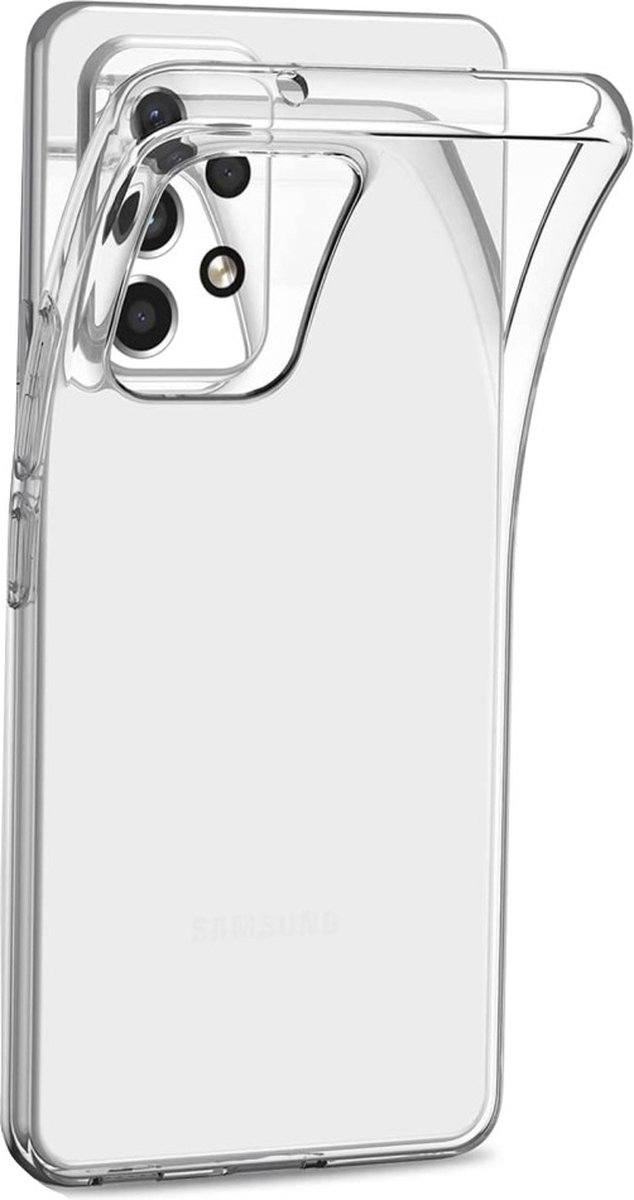 Back Cover voor Samsung Galaxy A53 5G TPU Siliconen Hoesje Transparant