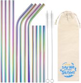 Set van herbruikbare rietjes – reusable straw set - Duurzaam en stijlvol – ecologisch