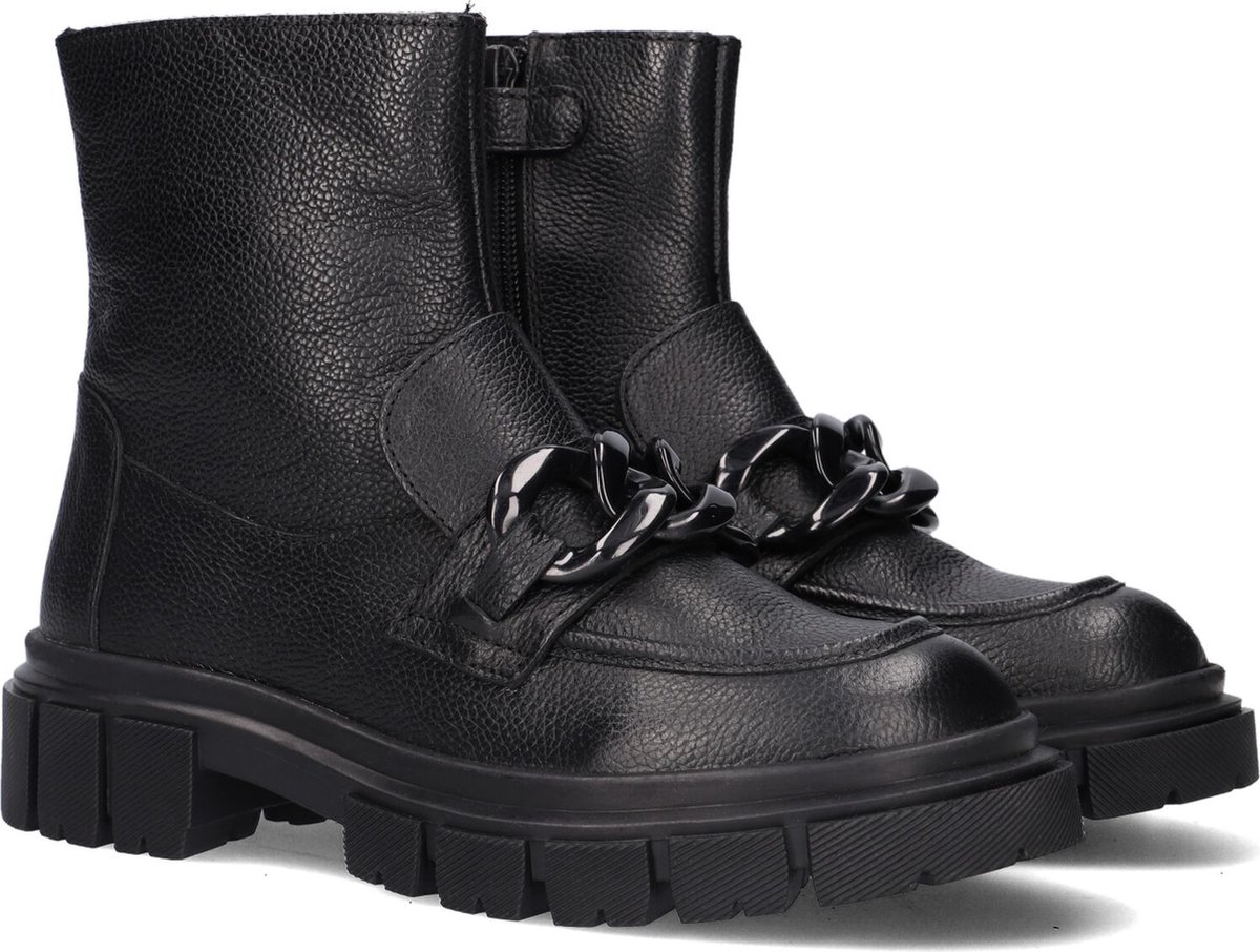 Apples & Pears B0011119 Biker boots Meisjes - Zwart - Maat 35