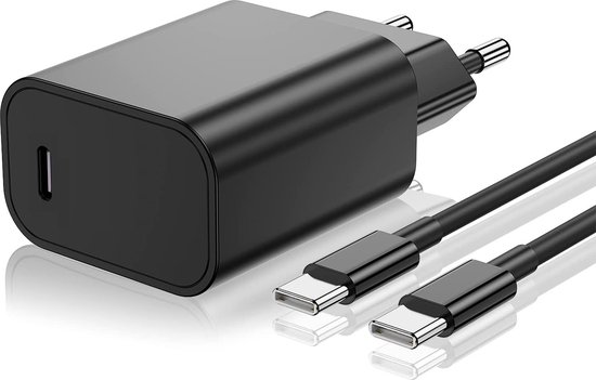 Chargeur Rapide pour Samsung + Câble de Chargeur USB C - 2 Mètres - 45W -  Charge Super