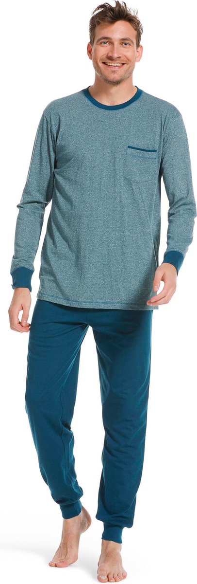 Pastunette Heren pyjama - Petrol - 723 - M - Blauw