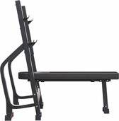 Barre D'haltères Longue Gorilla Sports – 130 Cm, 30 Mm, Creuse 2 Kg, Charge Max 60 Kg, Avec Fermoirs à Ressort