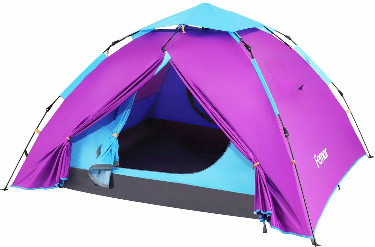 Pop-up Tent - Tent 2 Persoons - Camping Tent - Kampeer Tent - Buiten Tentje - Waterdicht - Outdoor - Kamperen - Tenten - Kampeertent