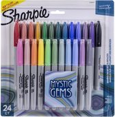 Sharpie - Mystic Gems - Fine Point Permanent Marker - 24 stuks
