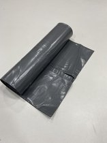 Afvalzakken-vuilzakken LDPE 900x1300  50 micron grijs/zwart 5 rollen van 20 stuks
