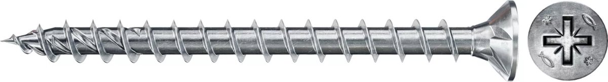 Fischer - PowerFast II - Spaanplaatschroeven 4,0x30mm - Doos per 100 stuks