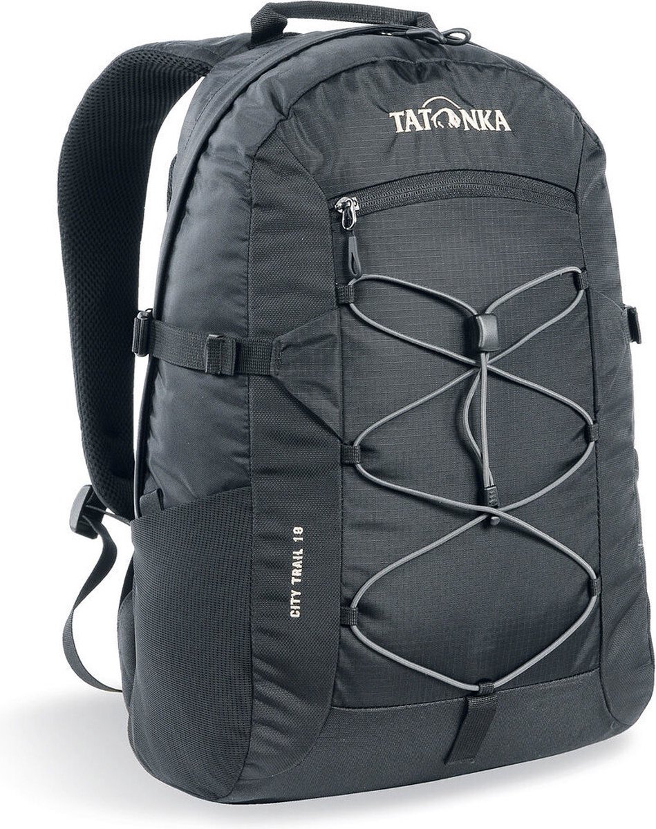 TATONKA Vrije tijd rugzak Rugzak met laptopvak City Trail 19 Black Zwart