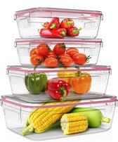 Contenants alimentaires en Verres - Contenants Boîtes de conservation - Premium supérieure - Sans BPA