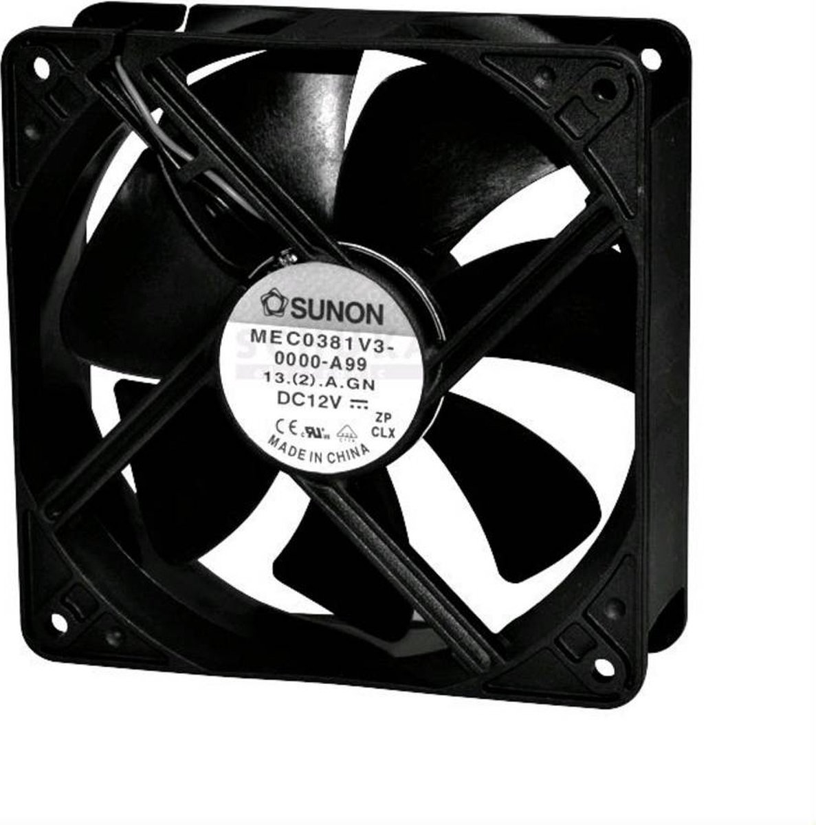 Sunon EEC0382B2-A99 Axiaalventilator 24 V/DC 197.03 m³/h (l x b x h) 120 x 120 x 38 mm