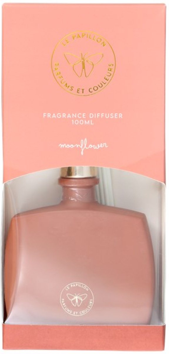 Luxe Geurstokjes SEYCHELLES - Bruin - Moonflower - Diffuser - Kerstcadeau / kersttip -Heerlijke Daily Ritual - 100ml