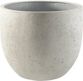 Grigio New Egg Pot White-Concrete M 45x38