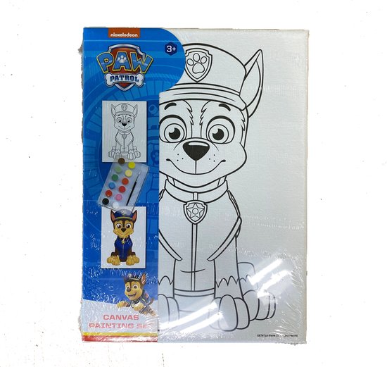 PAW Patrol Canvas Painting Set Chase
